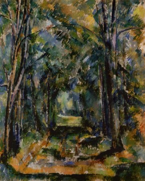 ウッズ Painting - シャンティイの路地 1888年 ポール・セザンヌの森